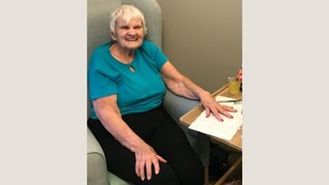 Residents enjoy a pamper day at York care home